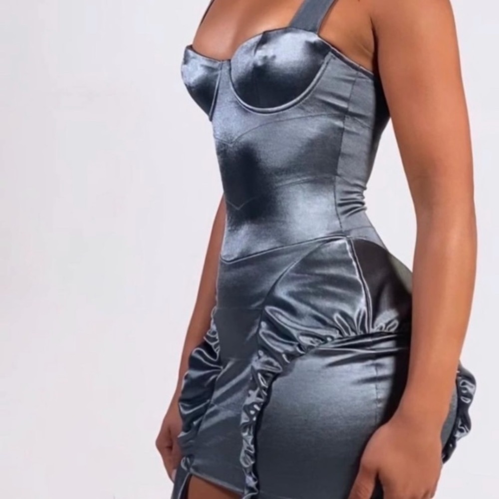 Sexy green mini dress from greyscale